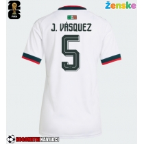 Ženske Nogometnih dresov Mehika Johan Vasquez #5 Gostujoči SP 2026 Kratki rokavi